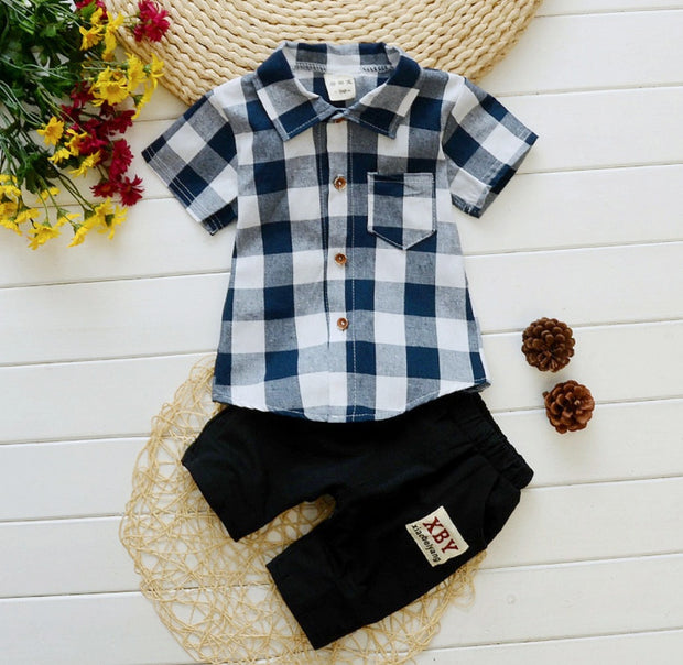 Baby Boy Summer Outfit – Sporty 2-Piece Set for Toddlers & Infants