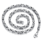 Punk Stainless Steel Necklace – Edgy Chain for Men & Women