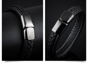 Black Titanium Steel Bracelet for Men