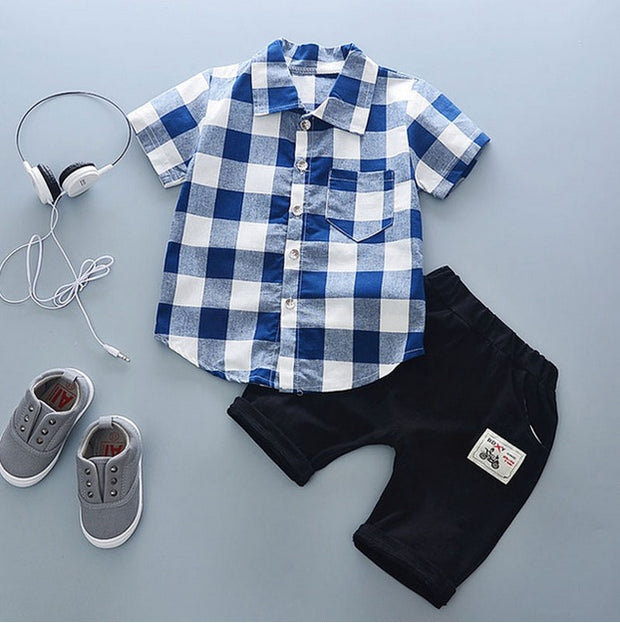 Baby Boy Summer Outfit – Sporty 2-Piece Set for Toddlers & Infants