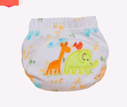 Cartoon Baby Training Pants – Reusable Cotton Diaper for Toddlers & Infants
