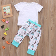 Newborn Baby Outfit Set – Cotton T-Shirt & Pants for Boys & Girls