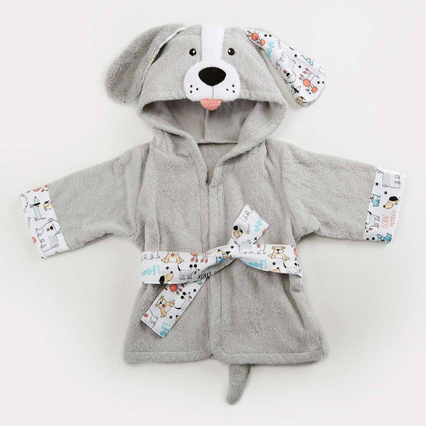 Hooded Baby Bathrobe – Cotton Animal Towel Wrap for Infants & Toddlers
