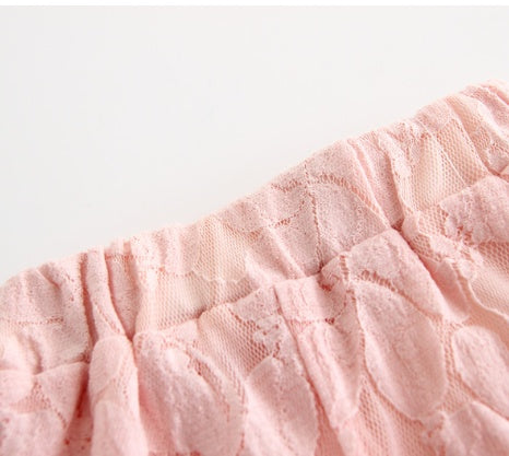 Girls Lace Shorts – Floral Summer Hot Pants for Toddlers & Kids