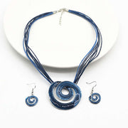 Short Necklace & Earrings Set