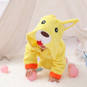 Hooded Baby Bathrobe – Cotton Animal Towel Wrap for Infants & Toddlers