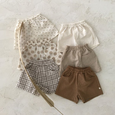 Baby Cotton Linen Summer Shorts – Lightweight & Breathable Casual Pants