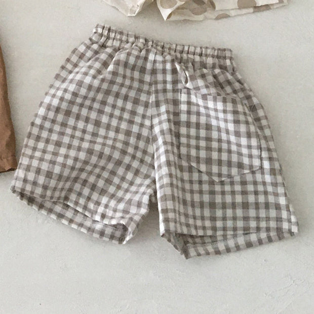 Baby Cotton Linen Summer Shorts – Lightweight & Breathable Casual Pants