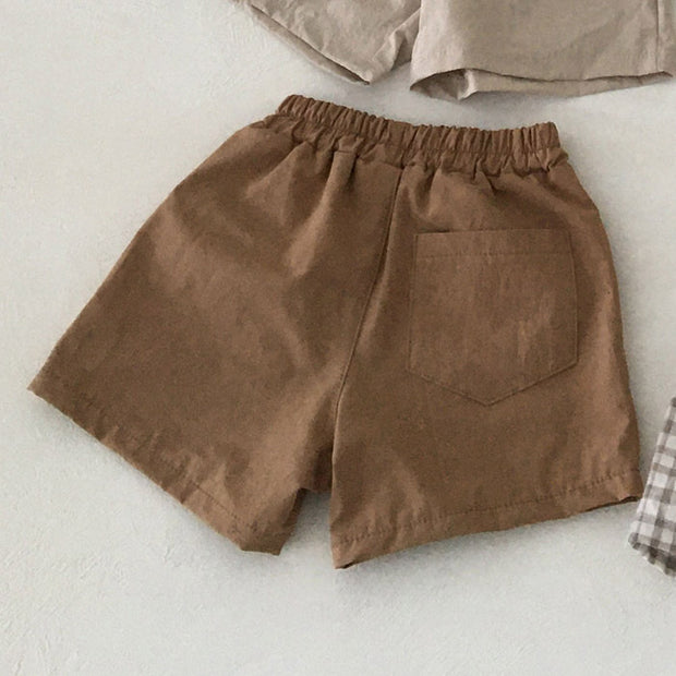 Baby Cotton Linen Summer Shorts – Lightweight & Breathable Casual Pants