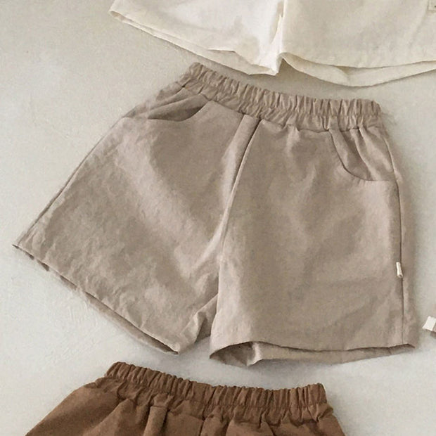 Baby Cotton Linen Summer Shorts – Lightweight & Breathable Casual Pants