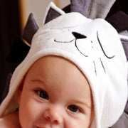 Baby Animal Bath Towel & Plush Toy – Lion & Cat Doll Set for Kids' Room or Bedtime