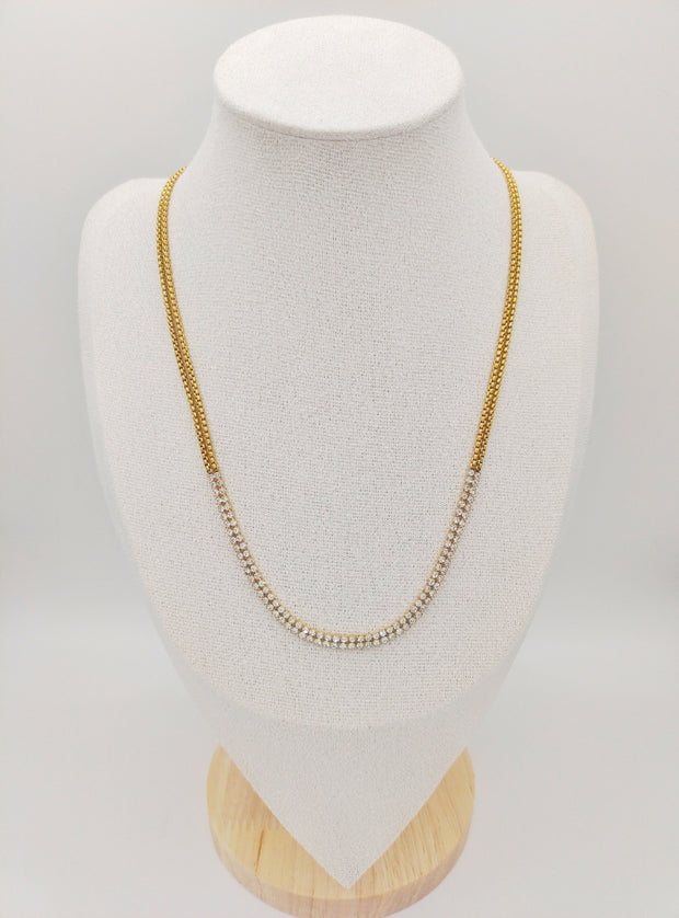 Stainless Steel Necklace for Women – Elegant Niche-Style Temperament Jewelry