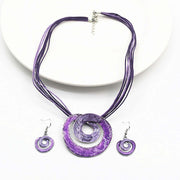Short Necklace & Earrings Set
