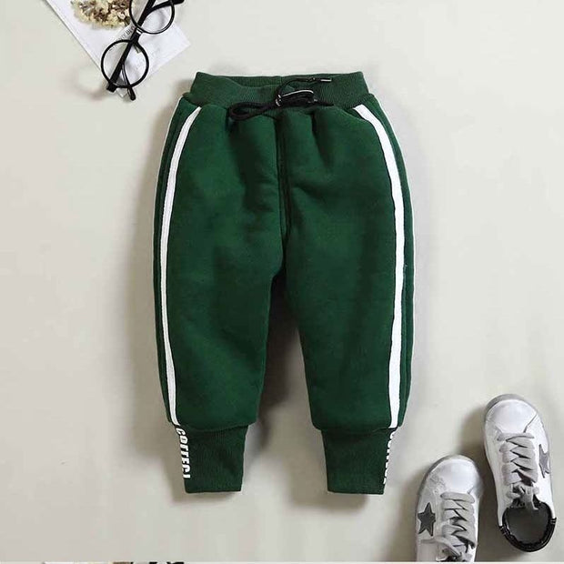 Baby Winter Pants – Fleece-Lined Velvet Trousers for Boys & Girls