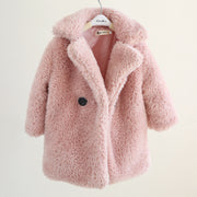 Kids Faux Fur Winter Coat – Warm Autumn Jacket for Girls & Boys