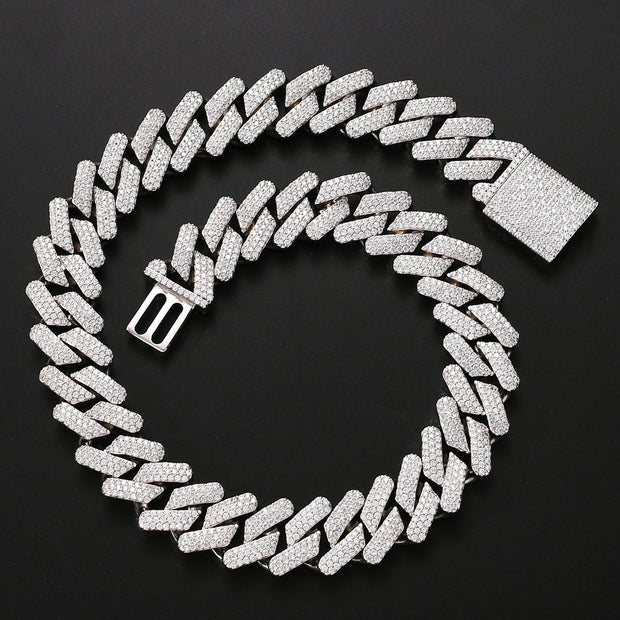 Full Zircon Iced Out Hip Hop Chain Necklace for Men