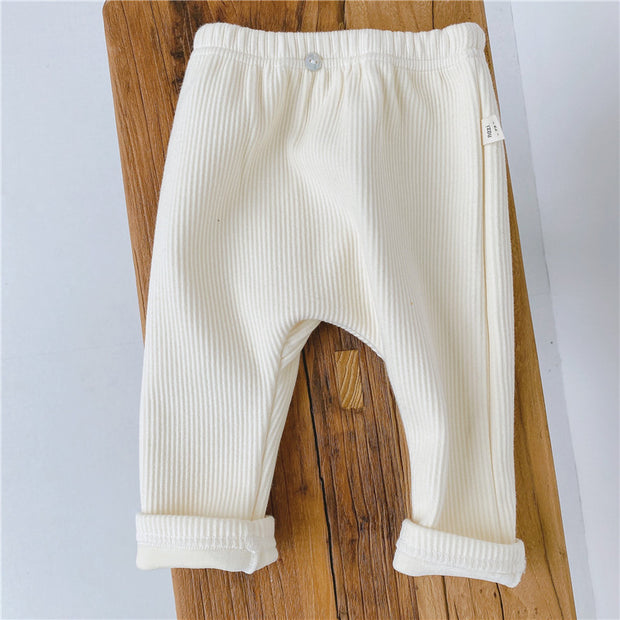 Baby Elastic Leggings – Autumn Casual Trousers for Boys & Girls