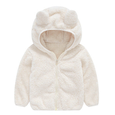Girls Faux Fur Winter Coat – Warm Fluffy Jacket for Toddlers & Kids