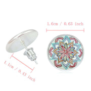 Mandala Flower Gemstone Necklace