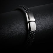Black Titanium Steel Bracelet for Men