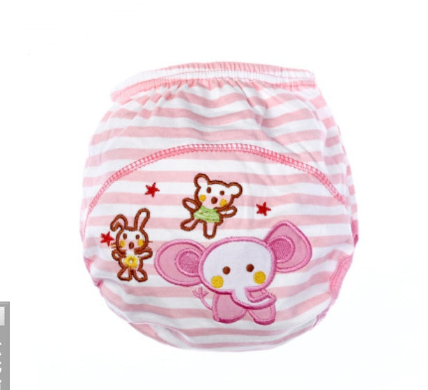 Cartoon Baby Training Pants – Reusable Cotton Diaper for Toddlers & Infants