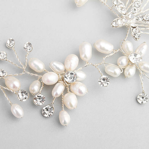 Pearl Necklace & Earrings Set