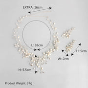 Pearl Necklace & Earrings Set