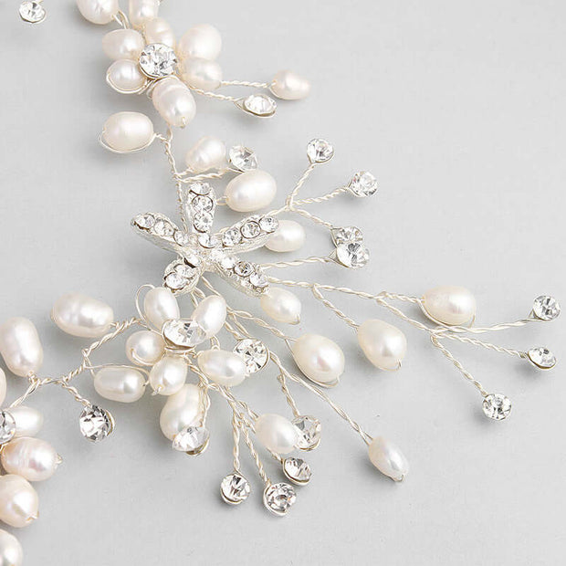 Pearl Necklace & Earrings Set