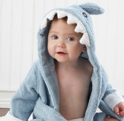 Hooded Baby Bathrobe – Cotton Animal Towel Wrap for Infants & Toddlers