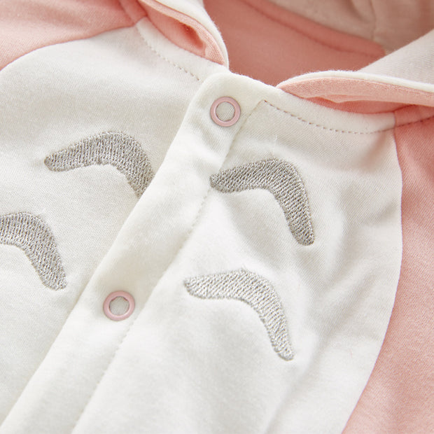 Winter Baby Romper – Thick Cotton Hooded Onesie for Newborns & Infants