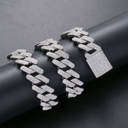 Full Zircon Iced Out Hip Hop Chain Necklace for Men