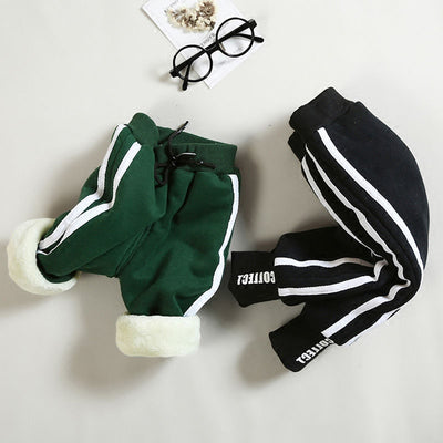 Baby Winter Pants – Fleece-Lined Velvet Trousers for Boys & Girls