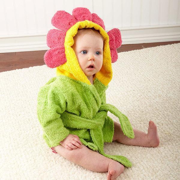 Hooded Baby Bathrobe – Cotton Animal Towel Wrap for Infants & Toddlers
