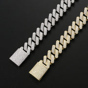 Full Zircon Iced Out Hip Hop Chain Necklace for Men