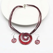 Short Necklace & Earrings Set