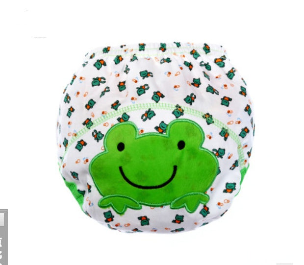 Cartoon Baby Training Pants – Reusable Cotton Diaper for Toddlers & Infants
