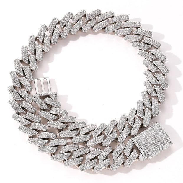 Full Zircon Iced Out Hip Hop Chain Necklace for Men
