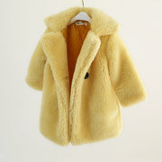 Kids Faux Fur Winter Coat – Warm Autumn Jacket for Girls & Boys