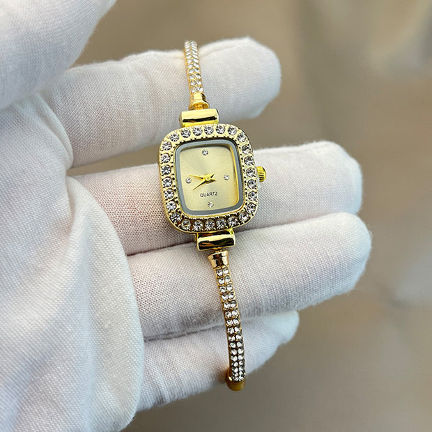 Square Diamond Women’s Watch – Elegant Fashion Timepiece