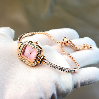 Square Diamond Women’s Watch – Elegant Fashion Timepiece