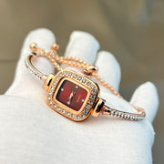 Square Diamond Women’s Watch – Elegant Fashion Timepiece