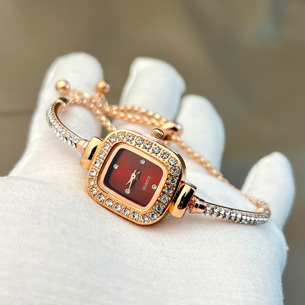 Square Diamond Women’s Watch – Elegant Fashion Timepiece