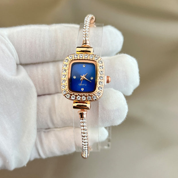 Square Diamond Women’s Watch – Elegant Fashion Timepiece