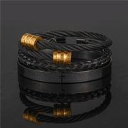 Punk Roman Bracelet Set – Titanium Steel Fashion Jewelry with Bold Personality