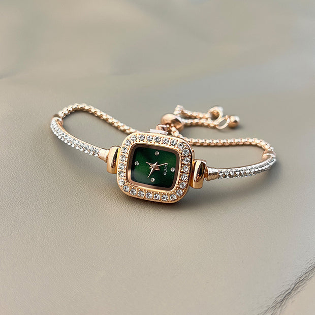 Square Diamond Women’s Watch – Elegant Fashion Timepiece