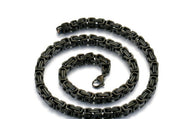 Punk Stainless Steel Necklace – Edgy Chain for Men & Women