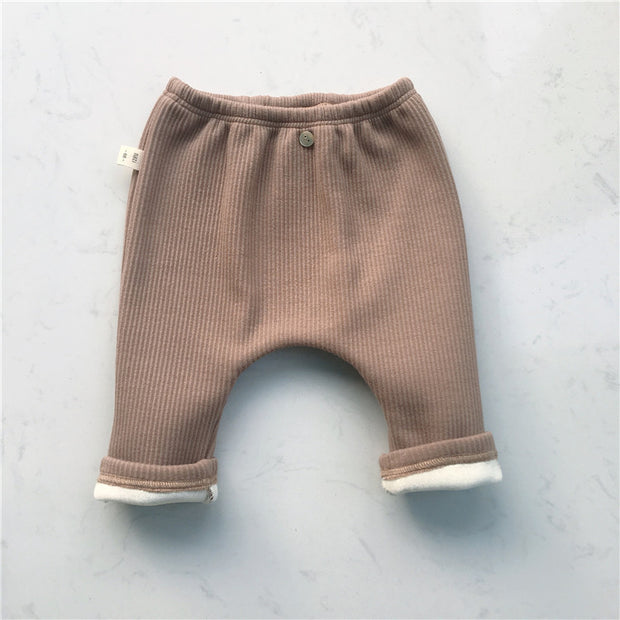 Baby Elastic Leggings – Autumn Casual Trousers for Boys & Girls