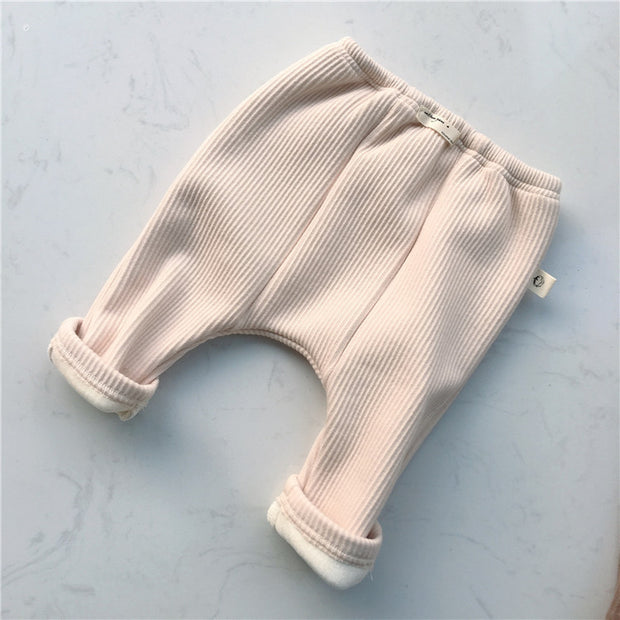 Baby Elastic Leggings – Autumn Casual Trousers for Boys & Girls