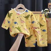Baby Summer Outfit – Cotton Silk Air-Conditioning Shirt for Boys & Girls